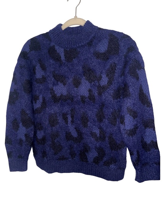 kate spade Sweaters - Kate Spade New York “Wild Ones” Leopard Sweater in blue and black. NEW!